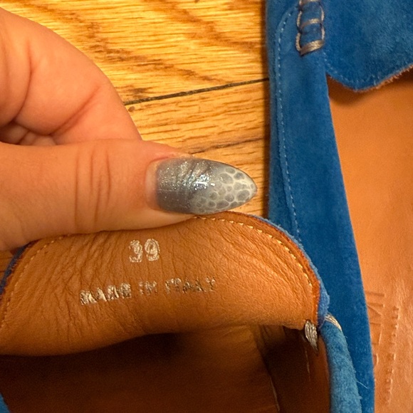 M. Gemi Blue Suede Women’s Loafers - Picture 6 of 6